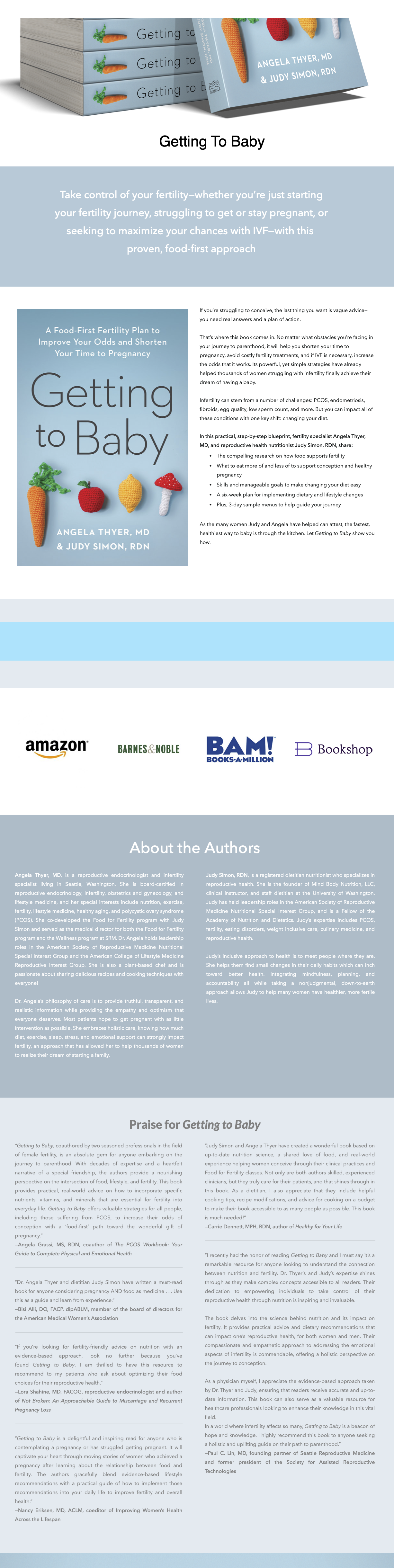 Getting To Baby Book